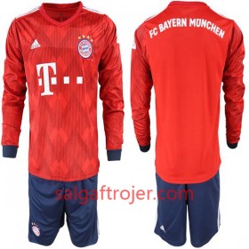 FC Bayern München Fodboldtrøjer Børn Hjemmebanesæt 2018/19 Langærmet